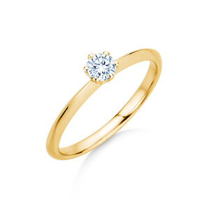 Anillo de compromiso The One en 14K oro amarillo con diamante 0,25ct G/SI
