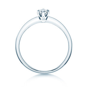 Anillo de compromiso The One en 14K oro blanco con diamante 0,25ct H/SI