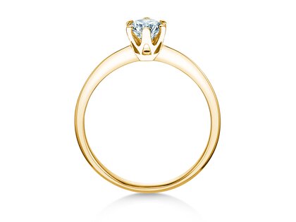 Anillo de compromiso The One en oro amarillo