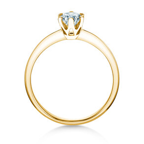 Anillo de compromiso The One en oro amarillo