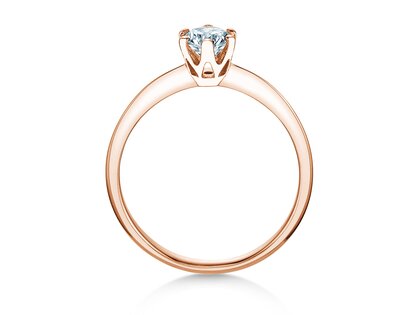 Anillo de compromiso The One en oro rosa