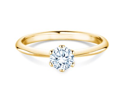 Anillo de compromiso The One en 18K oro amarillo con diamante 0,60ct G/IF