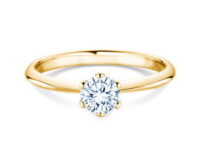 Anillo de compromiso The One en 18K oro amarillo con diamante 0,60ct G/IF