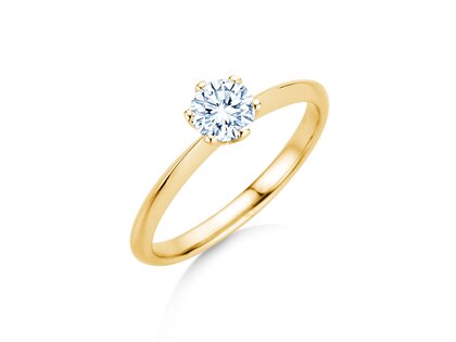 Anillo de compromiso The One en 18K oro amarillo con diamante 0,60ct G/IF