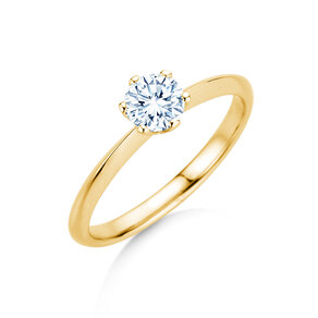 Anillo de compromiso The One en 18K oro amarillo con diamante 0,60ct G/IF