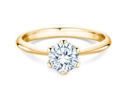 Anillo de compromiso The One en 9K oro amarillo con diamante 1,50ct G/SI