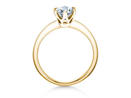 Anillo de compromiso The One en 9K oro amarillo con diamante 1,50ct G/SI