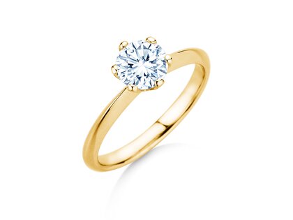 Anillo de compromiso The One en 9K oro amarillo con diamante 1,50ct G/SI