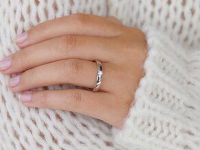Anillo de compromiso Destiny en plata 925/- con diamante 0,10ct H/SI