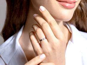 Anillo de compromiso Infinity Petite