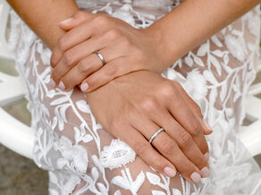 Anillo de compromiso Infinity en plata 925/- con diamante 0,07ct H/SI
