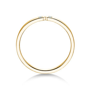 Anillo de compromiso Serenity Diamond en 9K oro amarillo con diamantes 0,02ct G/SI