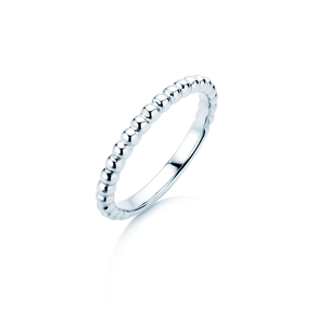 Anillo de compromiso Beads en plata 925/- pulido