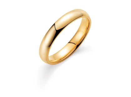 Anillo para hombre Classic 3,5mm en 18K oro amarillo pulido