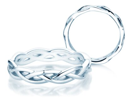Anillo de compromiso Curve en plata 925/- pulido