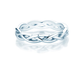 Anillo de compromiso Curve en plata 925/- pulido