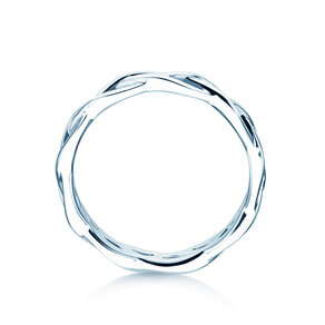 Anillo de compromiso Curve en plata 925/- pulido