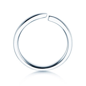 Anillo de compromiso Flow en plata 925/- pulido