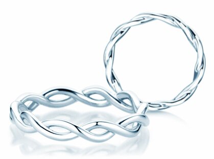 Anillo de compromiso Infinity Curve