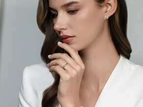 Anillo de compromiso Pony en plata 925/- pulido