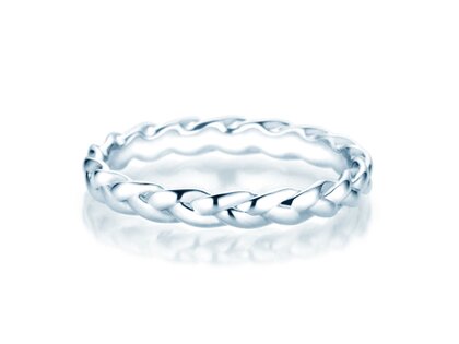 Anillo de compromiso Pony en plata 925/- pulido