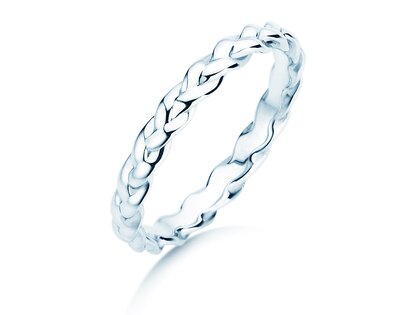 Anillo de compromiso Pony en plata 925/- pulido